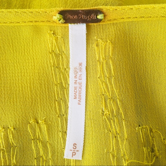 FREE PEOPLE sheer beaded racerback tank top - Picture 6 of 8